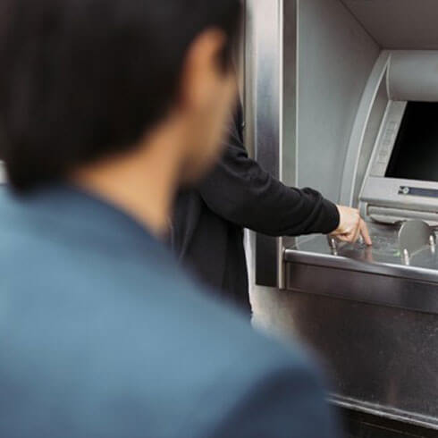 Gefahr am Geldautomat