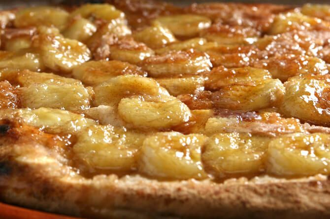 Receitas do Brasil - Pizza de Banana